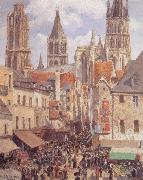 Rue de L-Epicerie,Rouen Camille Pissarro